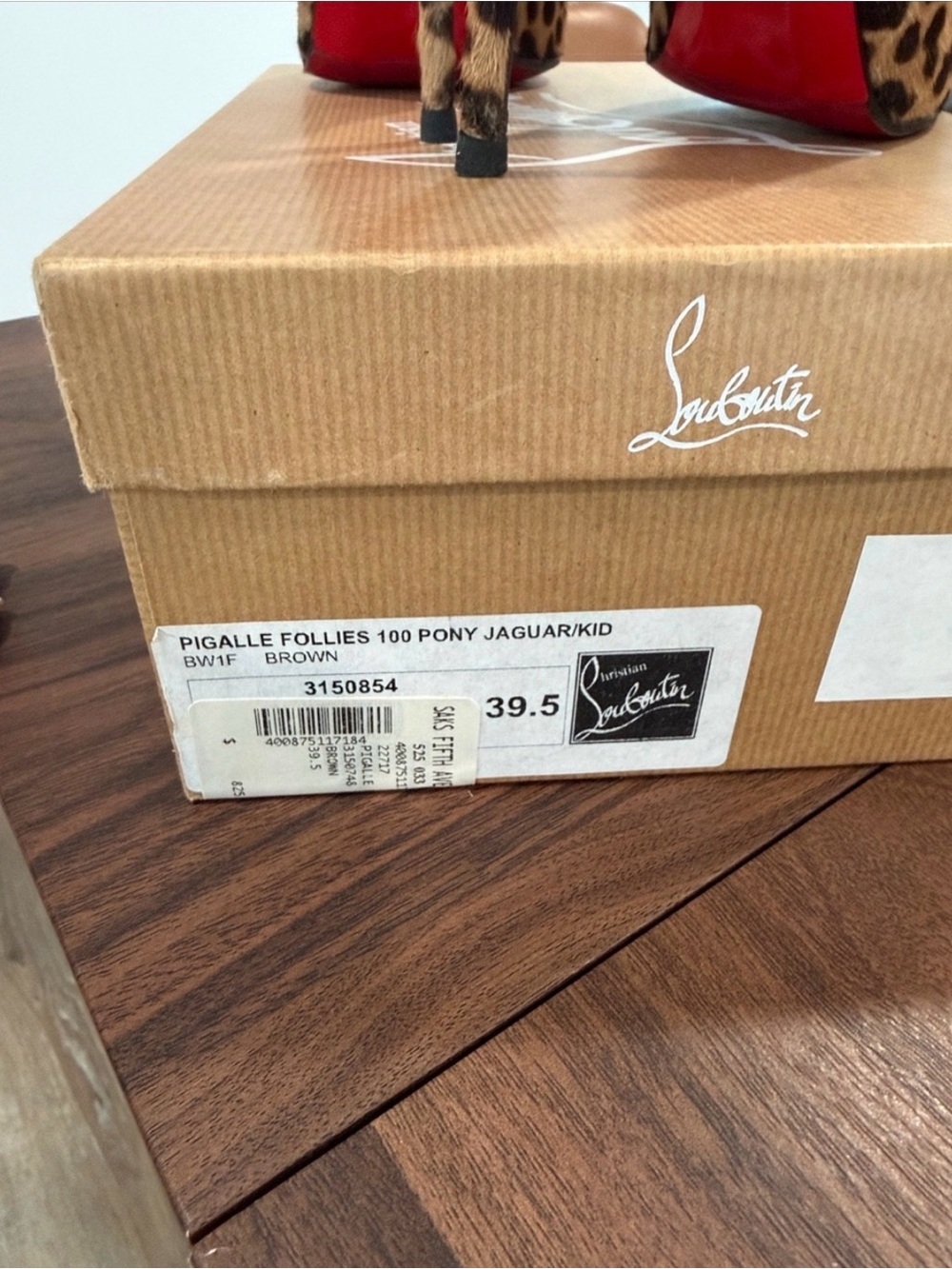 Christian Louboutin Leopard Calf Hair Pointed Toe Pumps with Red Sole - Picture 10 of 16